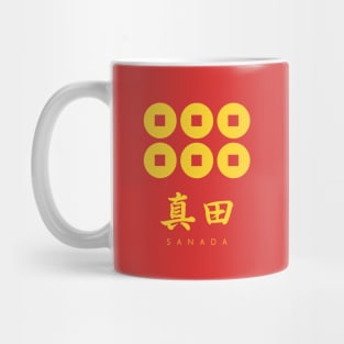 Sanada Clan kamon with text Mug